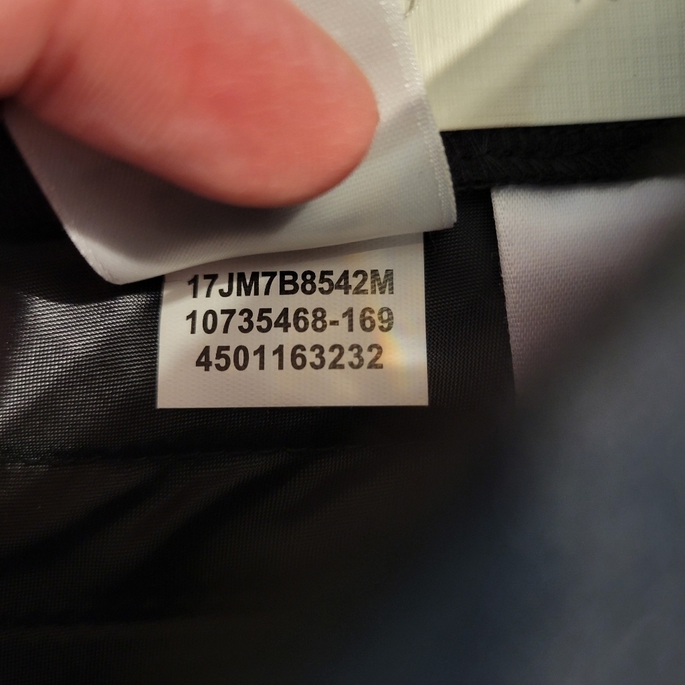 NWT Anne Klein Black Woven Straight Wide Leg Pants - Picture 7 of 9